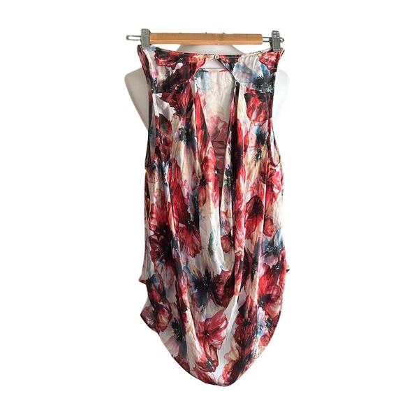 Haute Hippie Floral Silk Top, Size Medium - Picture 4 of 7